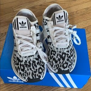 NWT Adidas Swift Run X W Leopard Print